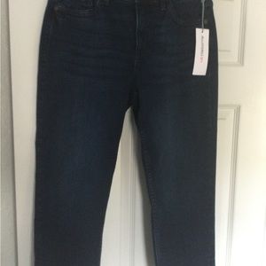 Liz Claiborne denim crop pants sz. 8